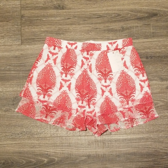 Love & Other Things Pants - Missguided | Love & Other Things Red Lace Shorts